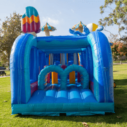 JCXD OC45PP Web 3 1754506946 45' POOL PARTY WET DRY DUAL LANE OBSTACLE